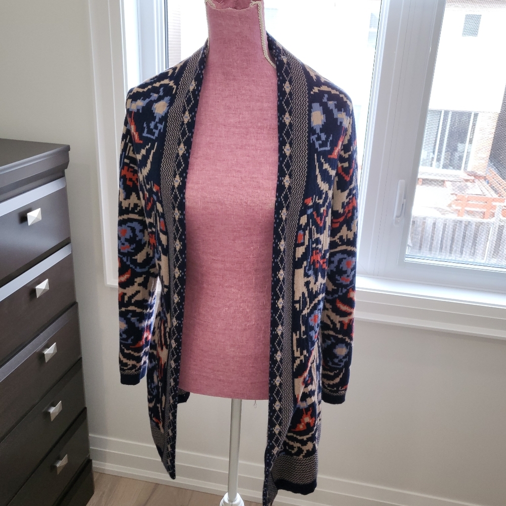 Patterned cardigan